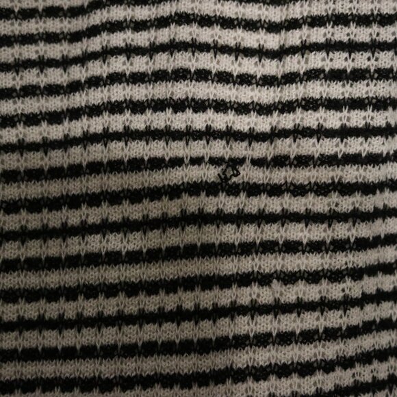 A New Day NWT Black and White Striped Lined XL Collared Sweater Dress - Picture 6 of 11